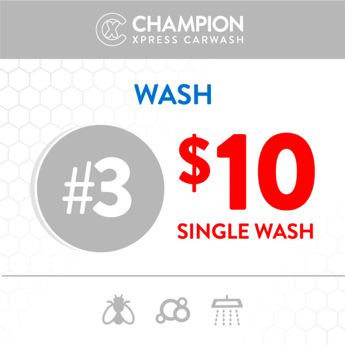 The #3 Wash single wash