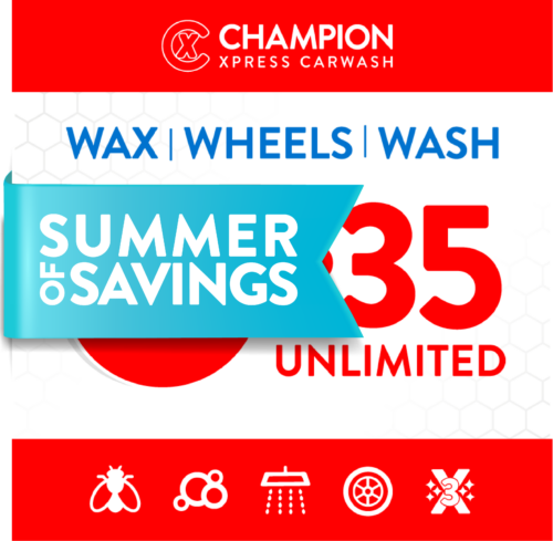 #1 wax, wheels, wash