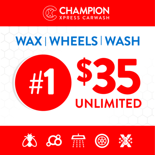 #1 Wax Wheels Wash package