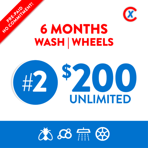 prepaid: 3 months #1 wash, wheels, wax (model 1)