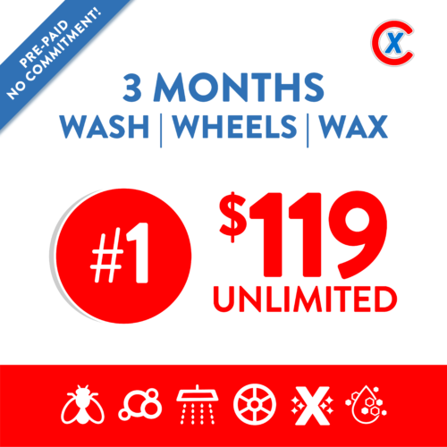 prepaid: 6 months #2 wash, wheels (model 5)