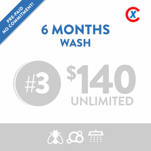prepaid: 3 months #1 wash, wheels, wax (model 1)